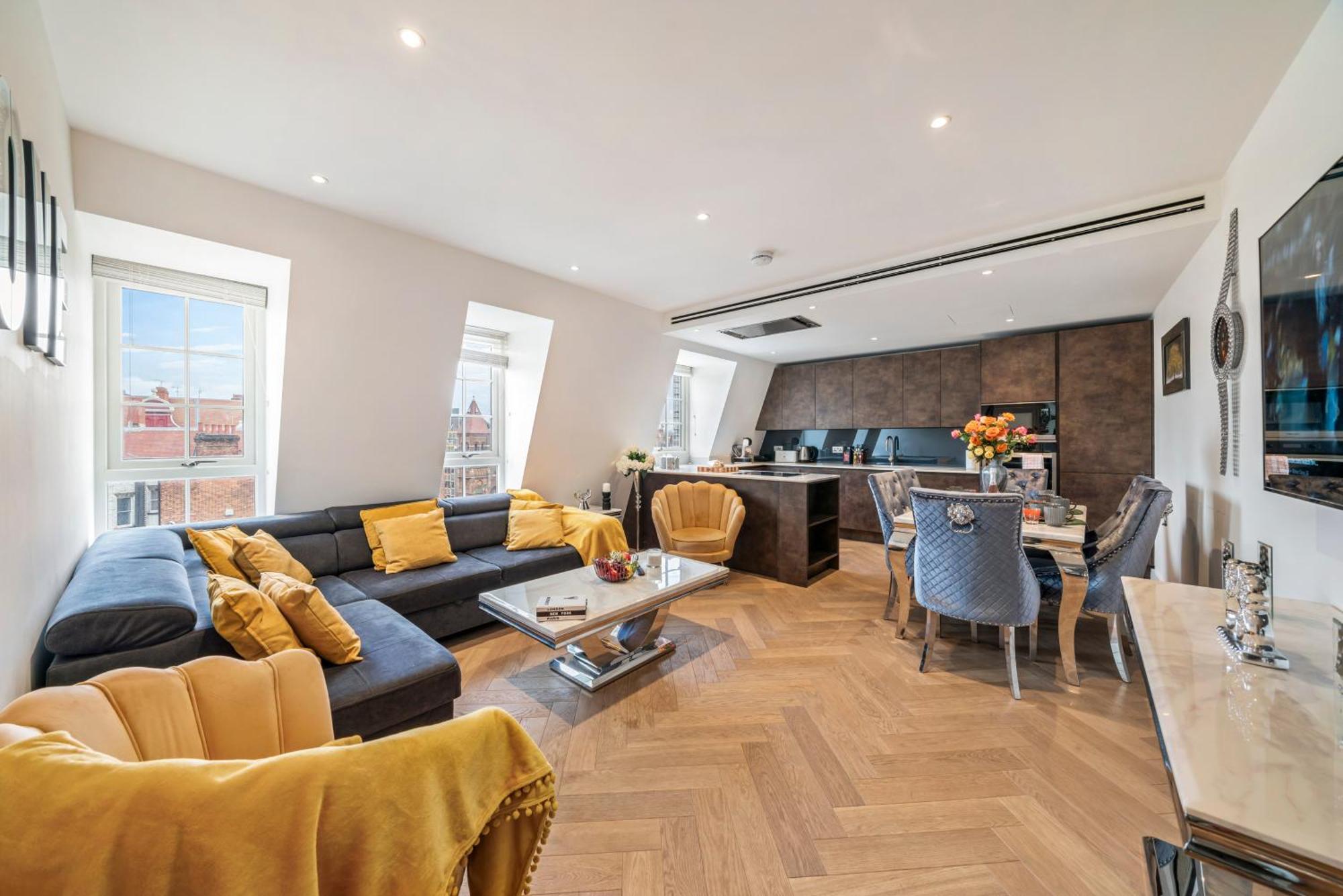 런던 Panoramic Perfection Marble Arch 2Br Penthouse 74 아파트 외부 사진